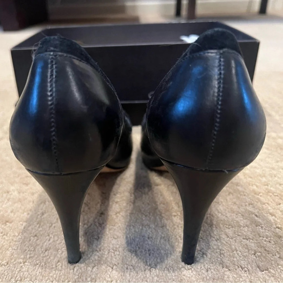 Cole Haan Black Pump with Bow - Picture 3 of 4